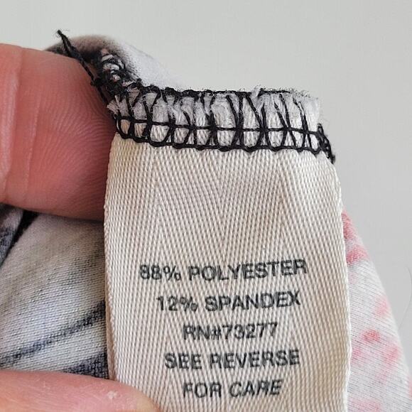 Mudd Tank Dress‎ Women's Sz XS Short Dark Floral Black Soft Casual Skater - Picture 7 of 8